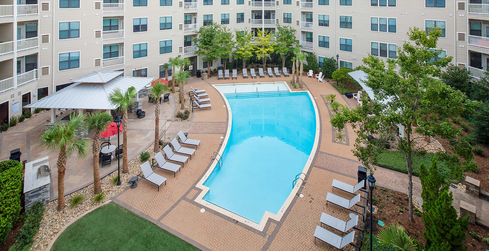 Resort style pool