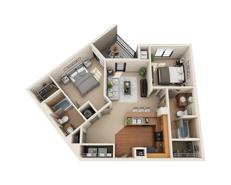 B - The Tailgate Floor plan