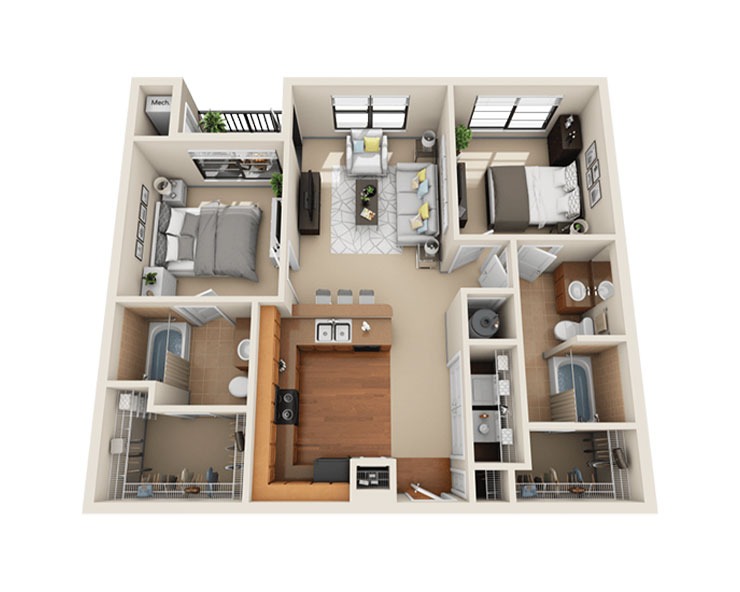 B3 - The Gamecock Floor plan