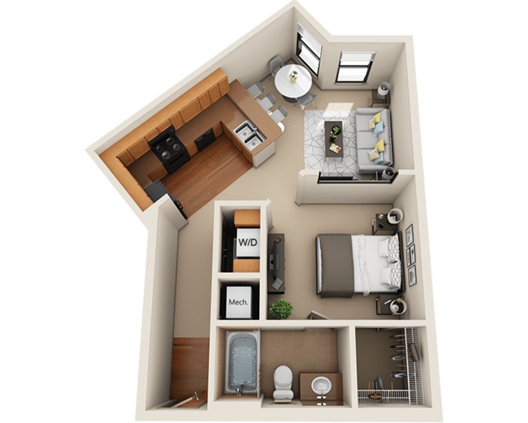E2 - The Graduate Floor plan