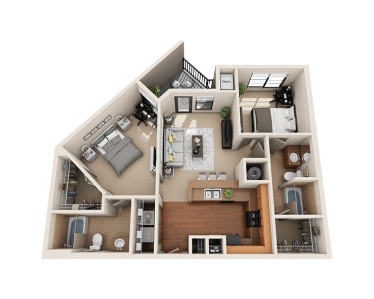 B2 - The Spur Floor plan